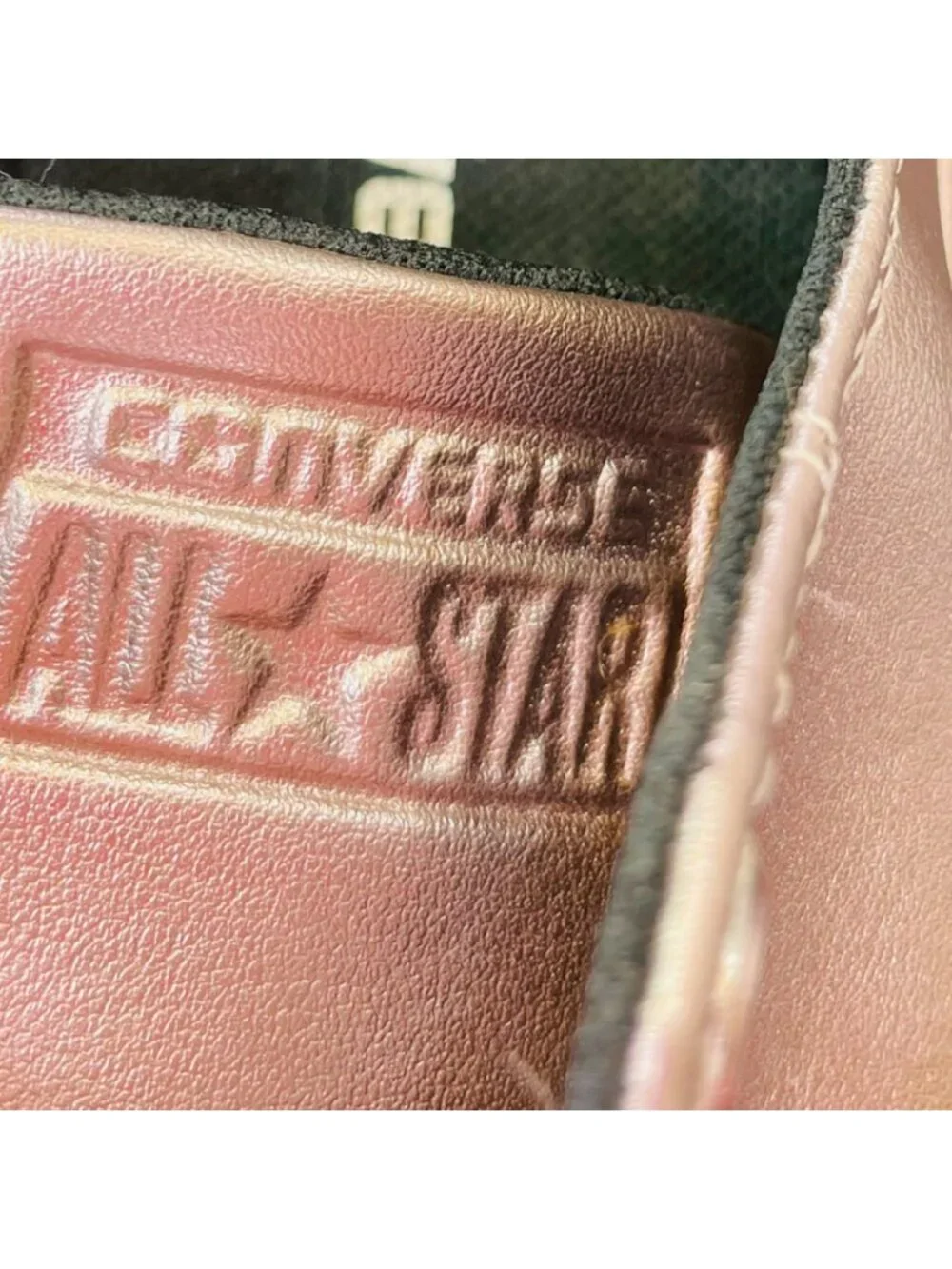 Converse All Star Girls Pink Metallic Low Top Lace Up Sneakers Shoes 5